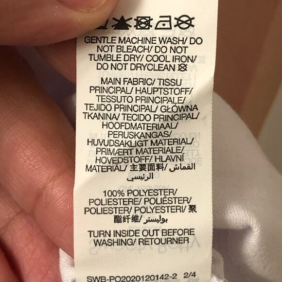 Sweaty Betty Boyfriend V-Neck Workout Tee T-Shirt in White Size Small - Picture 9 of 10